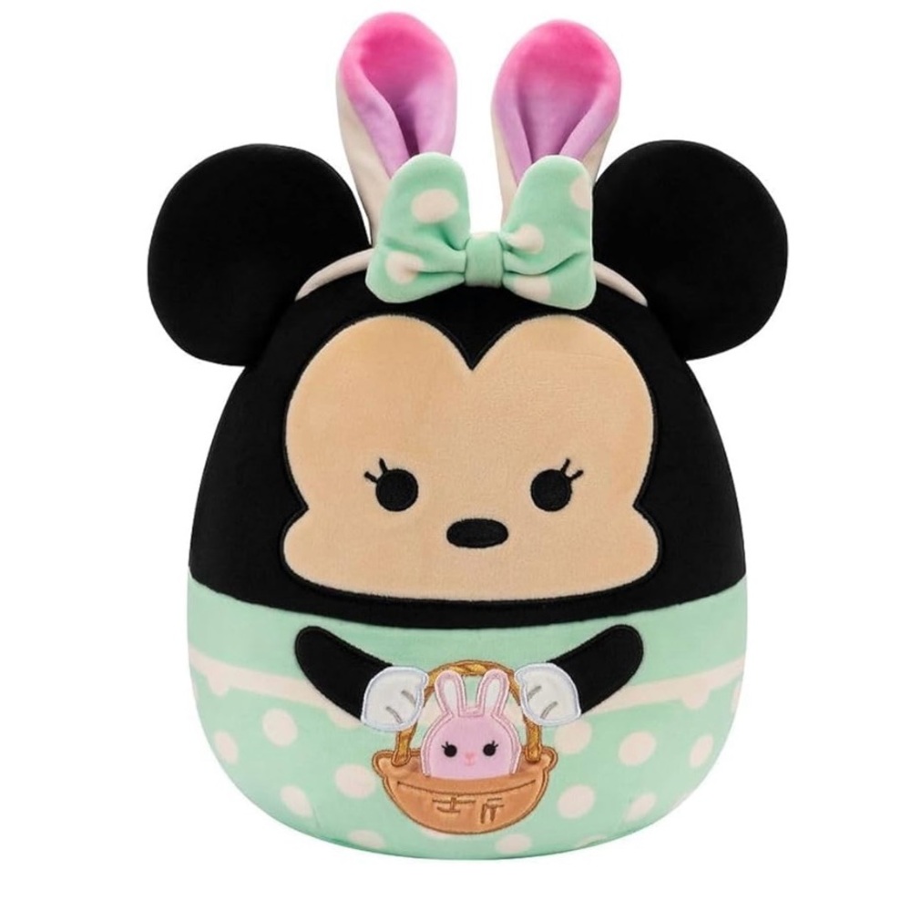 Disney Squishmallows Jazwares 8 Inch Easter Bunny Mickey & Minnie Mouse - Picture 2 of 7